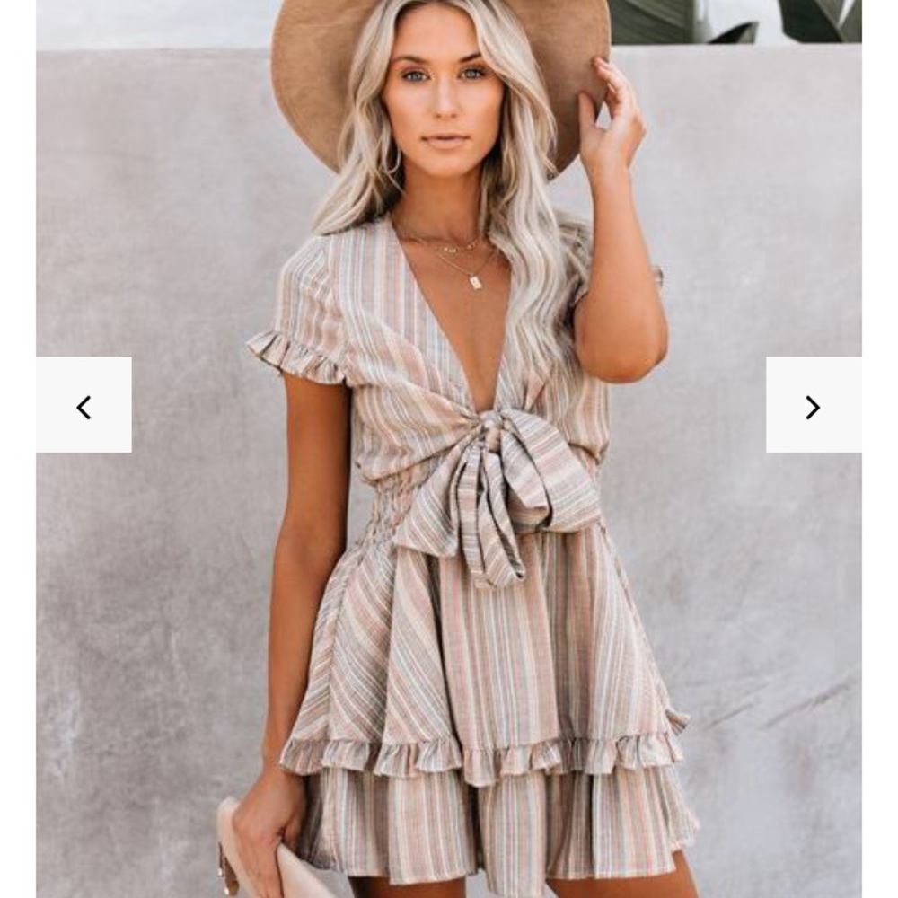 Sandcastle Cotton Ruffle Dress